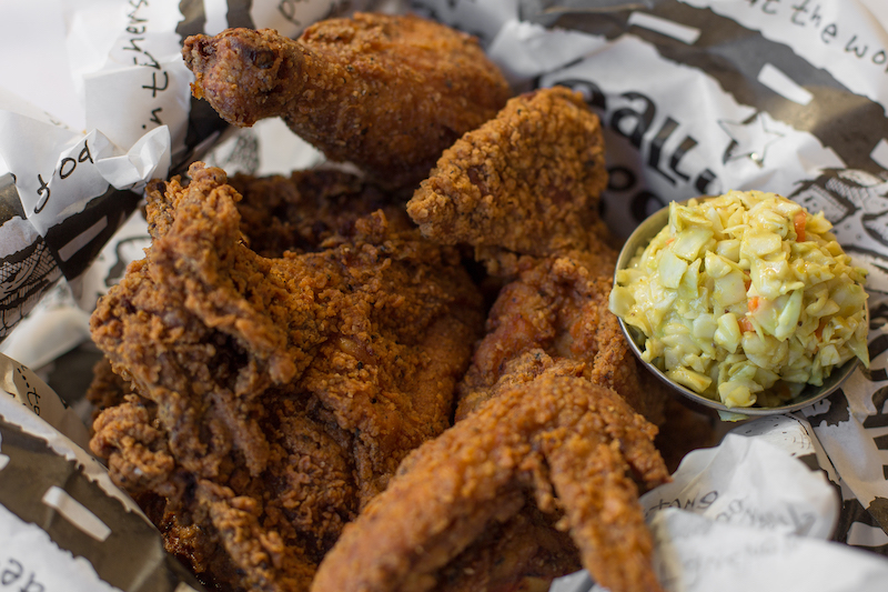 Fried chicken at Zingerman's Roadhouse.