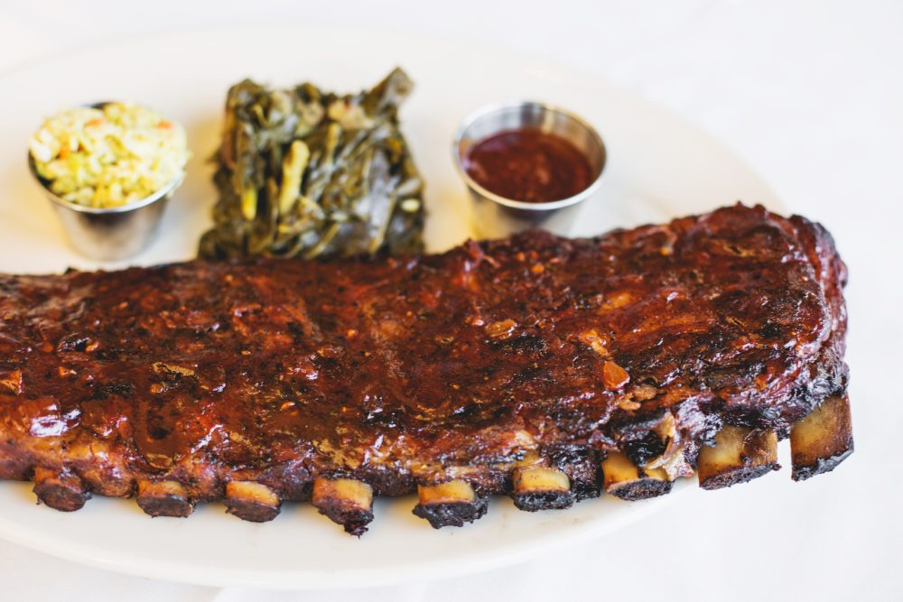a rack of ribs from the Roadhouse.