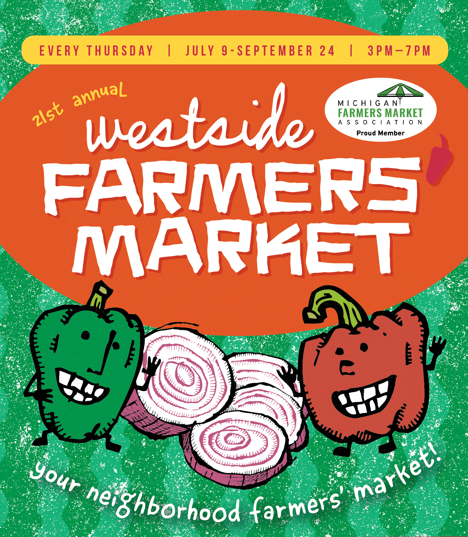An ad for the Westside Farmers Market
