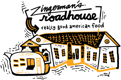 Roadhouse Building with Roadshow out Front and Roadhouse logo