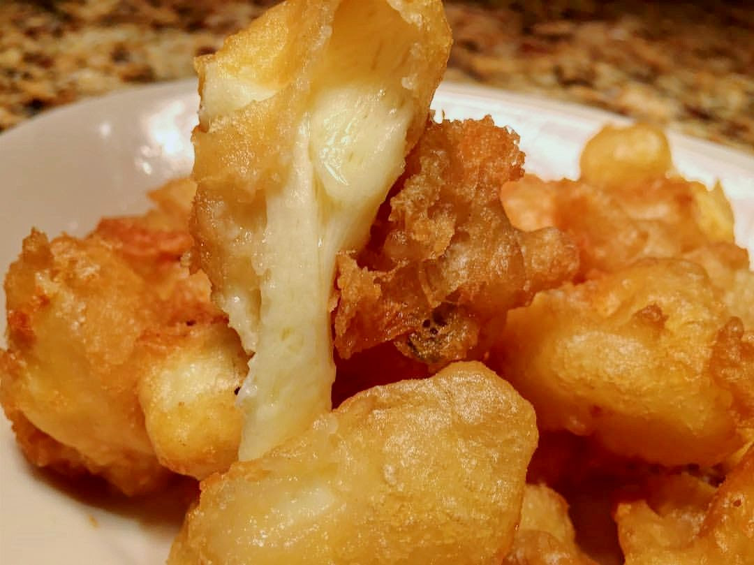 Fried cheese curds.