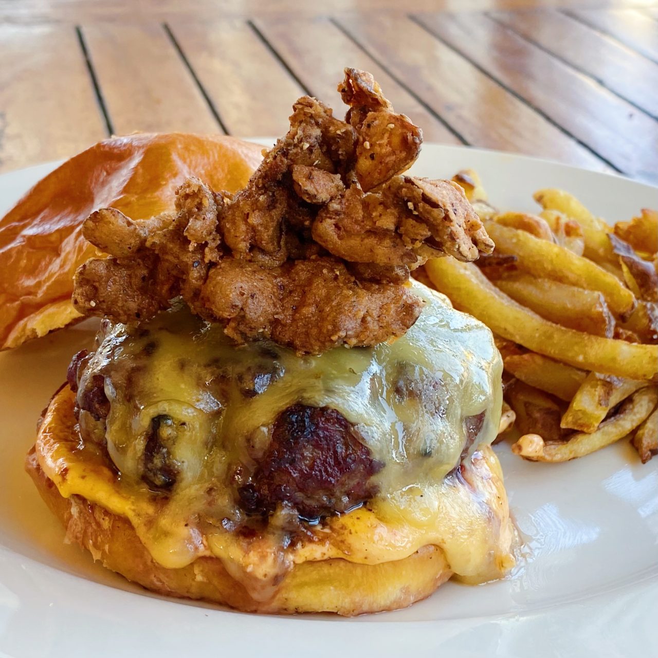 “ChickenFried” Maitake Mushrooms at the Roadhouse Zingerman's Roadhouse