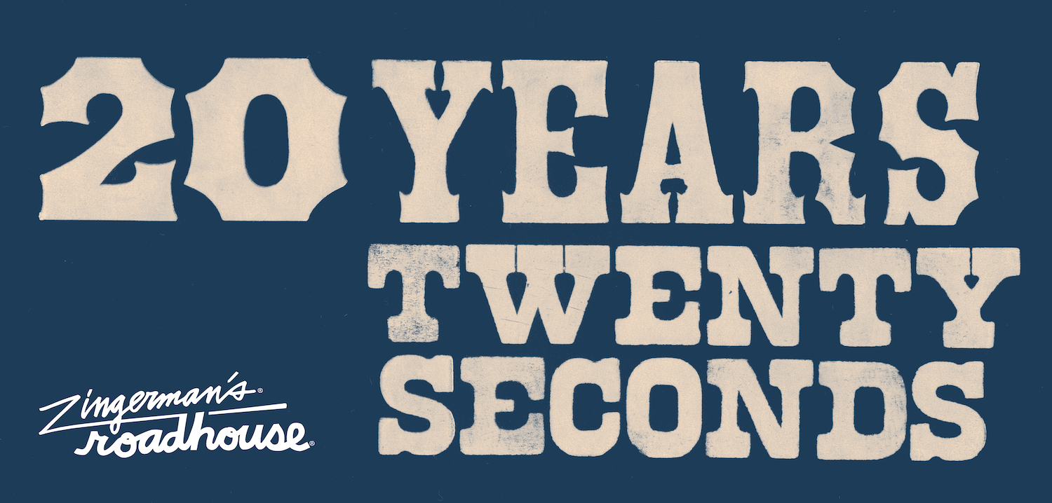 20 years in twenty seconds