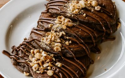Chocolate-Hazelnut Pancakes at the Roadhouse