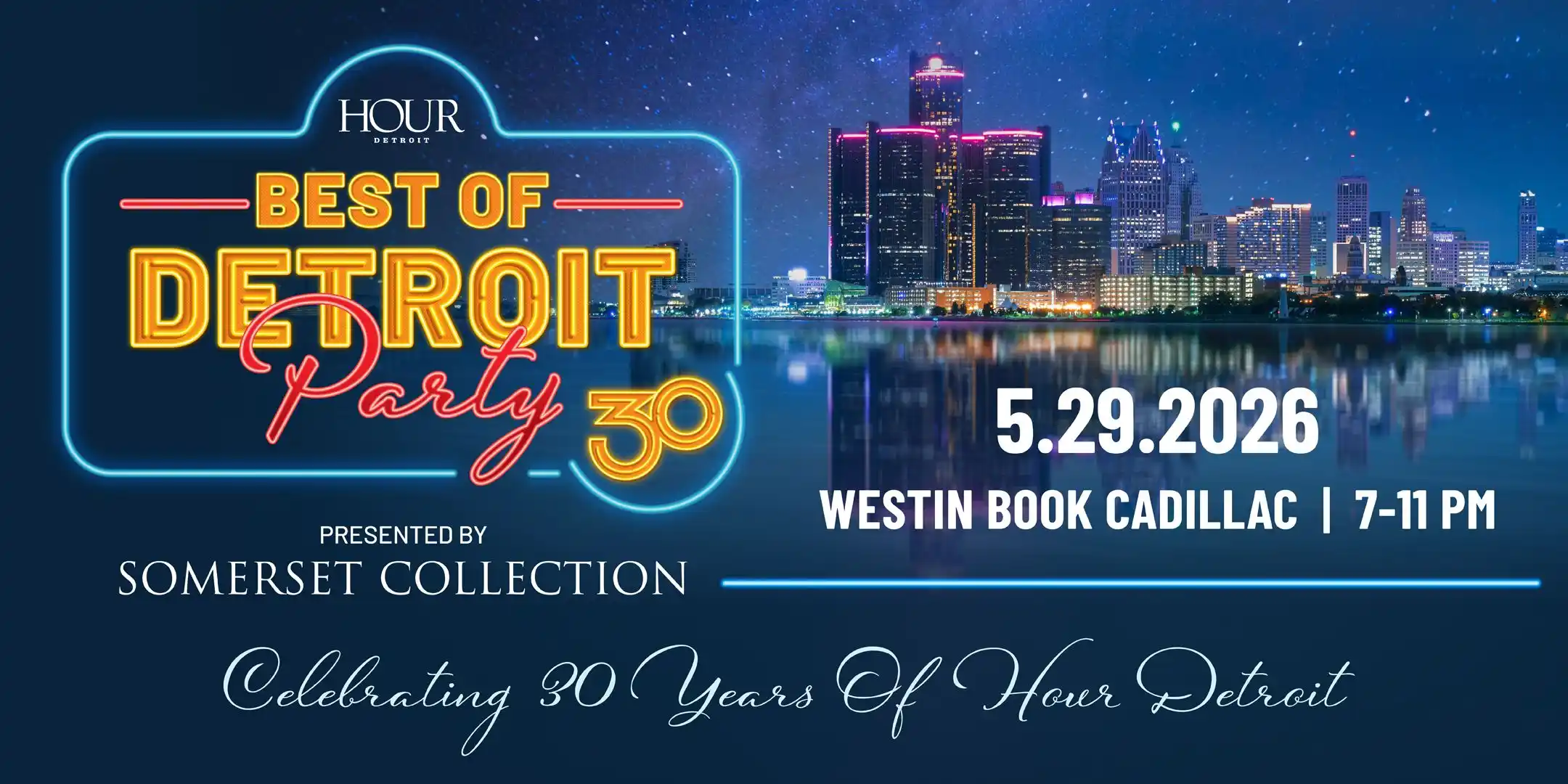 An ad for the Best of Detroit Party